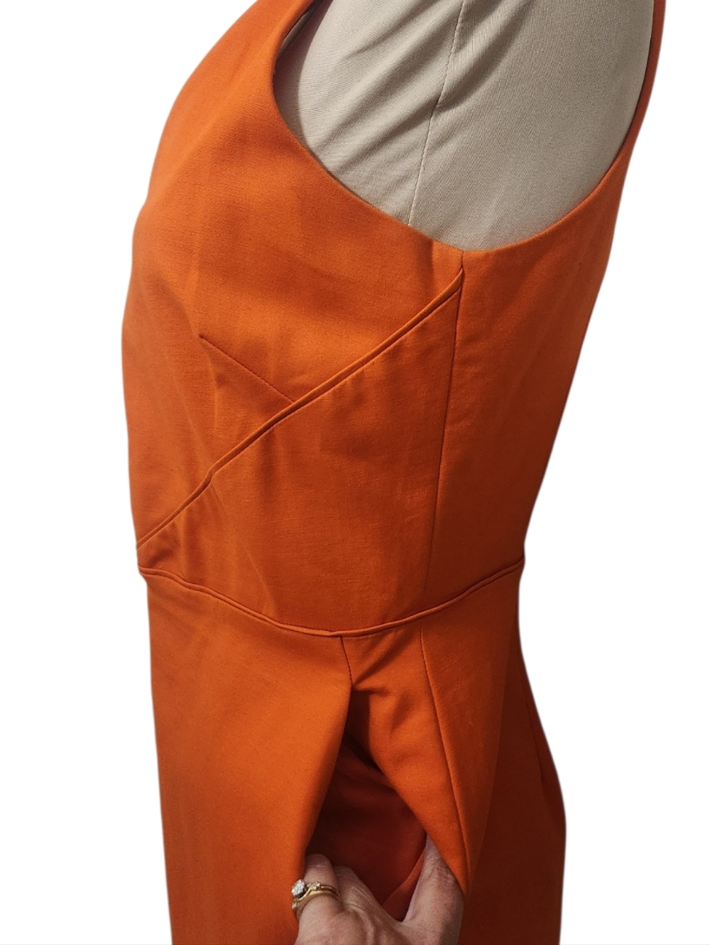BANANA REPUBLIC Sleeveless Cotton Sheath Dress - Size 6 - Picture 7 of 15